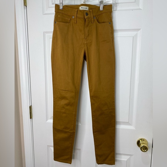 Madewell Denim - Madewell Tan 9” High Rise Skinny Pants